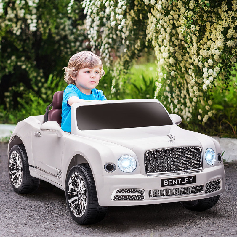 Damm Isabelle & Max 12V 1 Seater All-Terrain Vehicles Battery Powered Ride On with Remote Control, White