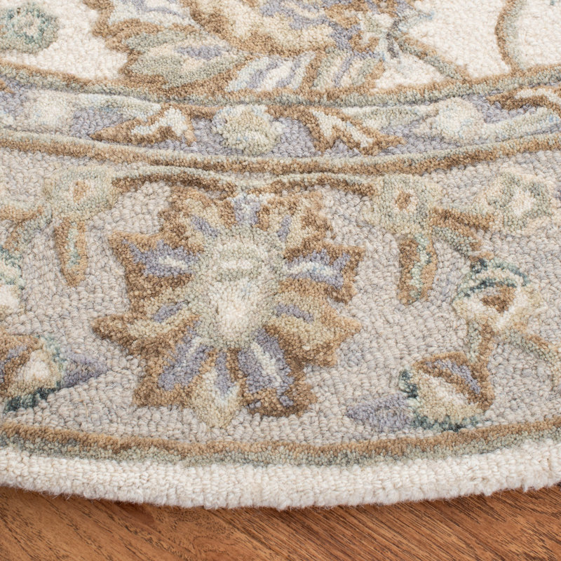 Sofiane Hand Tufted Wool Oriental Rug, Round 6'