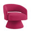 Fauteuil demi-tonneau pivotant de 27,5 po Nevile-723477881