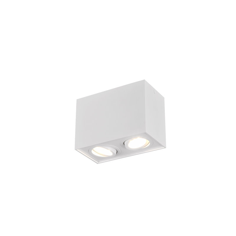 Dias LED Flush Mount, Matte White