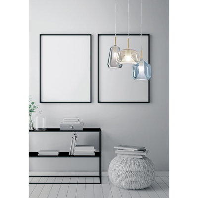 Colusa 3 - Light Gold Cluster Pendant