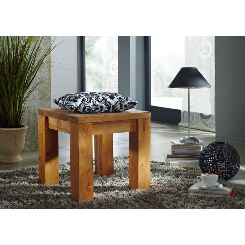 Solid Wood Accent Stool