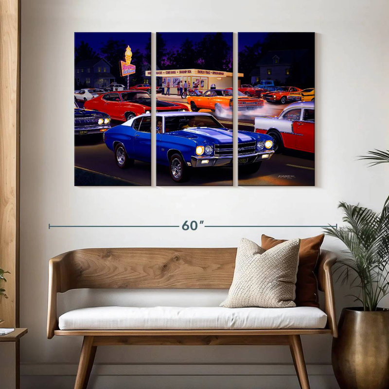 Mehar Fast Fred's, 32" H x 50" W