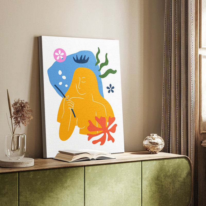 Matisse CDLVI, reproduction d'art encadrée Cavas, H 18 po x l 12 po