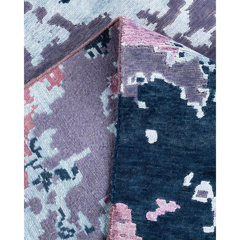 Overdyed One-of-a-Kind 8' 10" X 12' 0" Hand Knotted Area Rug