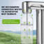 Machine à gazéification manuelle en acier inoxydable avec bouteille en PET sans BPA