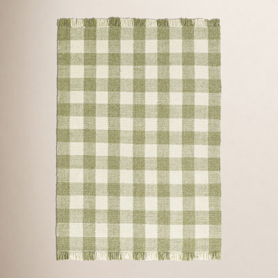 Cosette Hand-Woven Plaid Rug