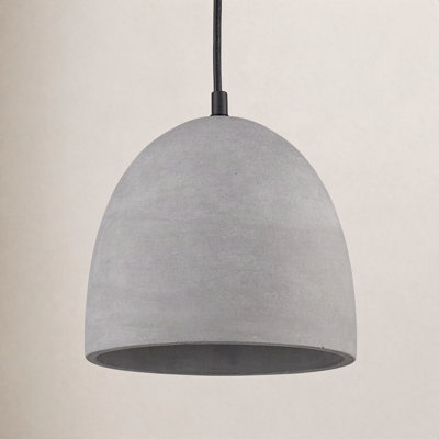 Beyla Dimmable Concrete Single Light Pendant