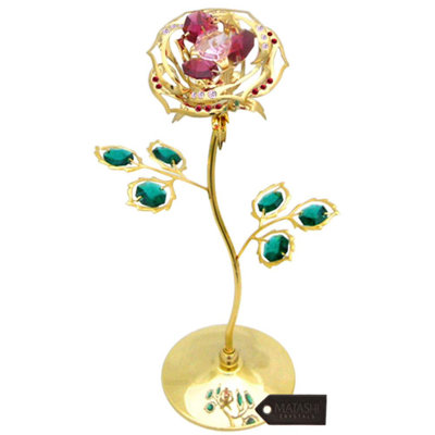Sculpture de table rose