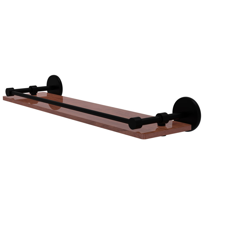 Dalston Bracket Shelf, Matte Black, 3" H x 22" W x 5" D