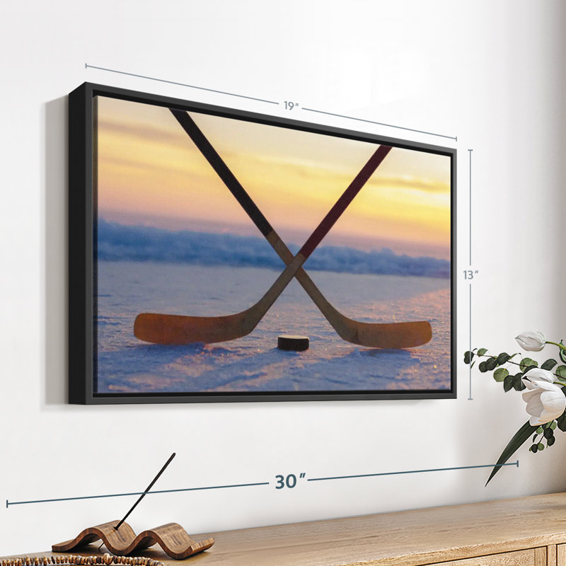 Hockey Sticks, reproduction sur toile, H 13 po x l 19 po