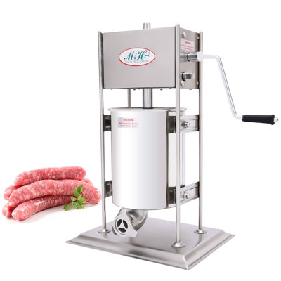 Stuffer à saucisse vertical en acier inoxydable 10L