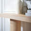 Console en bois avec piédestal à colonne
