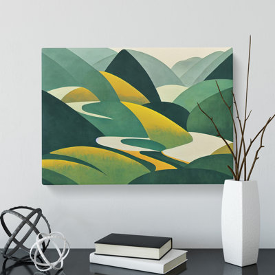 Eccentric Abstract Forest - Wrapped Canvas
