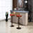 Danyu Swivel Upholstered Adjustable Height Counter Stool-2114069778