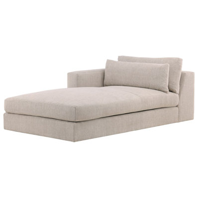 Chaise longue avec accoudoirs gauche Léone