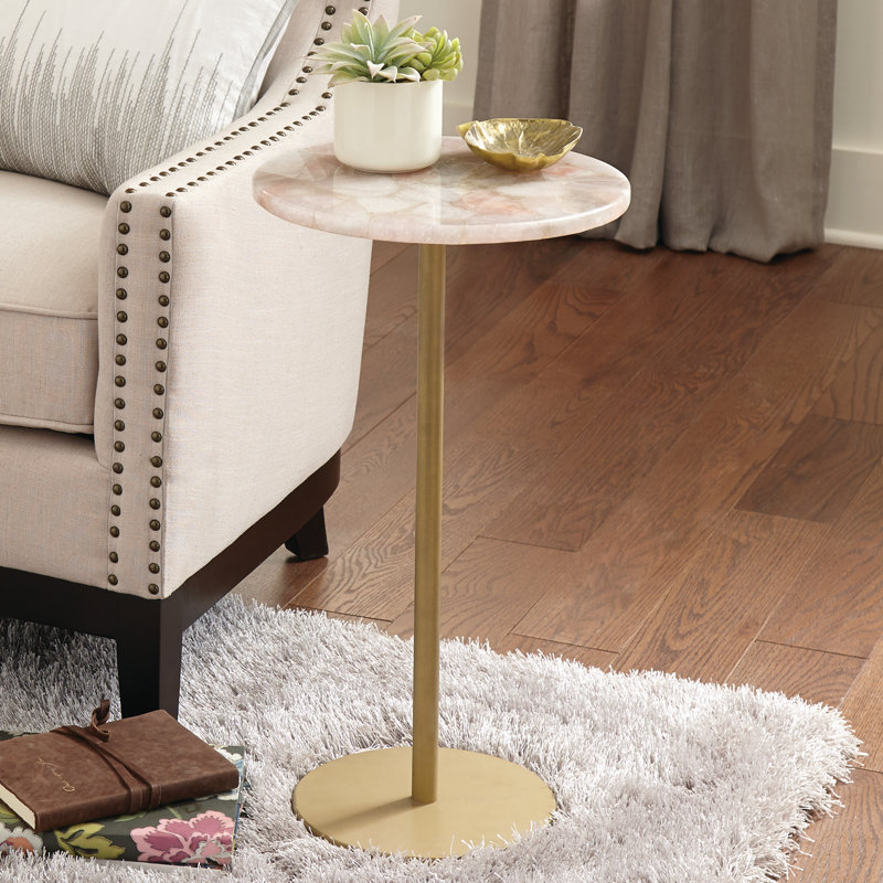 Murti Pedestal End Table