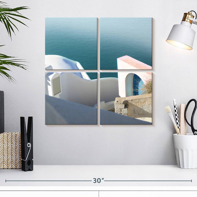 Nicci Coastal Santorini II, H 18 po x l 18 po
