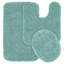 Treye 3-piece nylon bath mat set with non-slip backing-33003462