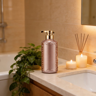Bouteille d'eau, gel de douche 500 ml, distributeur de mains, bouteille, beau, mains, salle de bain, cuisine, toilette, station de lavage des mains, fournitures