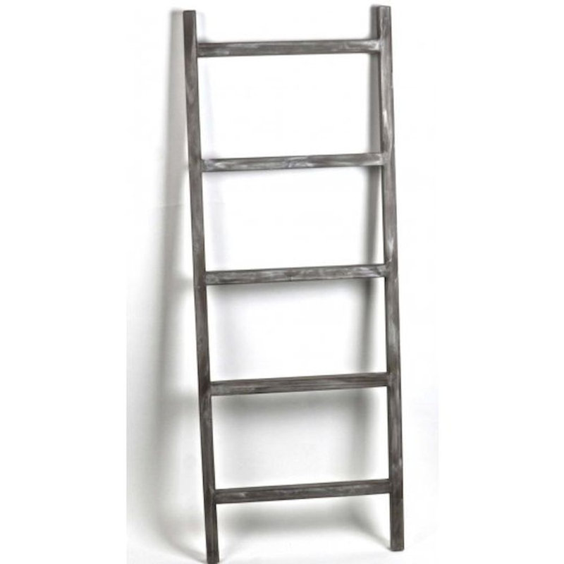 Échelle couverture 4,5 pieds en bois, Gris