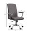 Fauteuil de bureau en cuir Kenil-1167688511