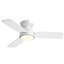 Ventilateur de plafond standard à DEL à 3 pales 32 po avec ensemble d'éclairage et télécommande-207201554-207201556-232221012