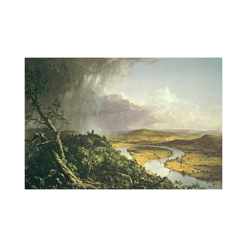 The Oxbow - Giclée sur toile tendue avec châssis, H 12 po x l 18 po