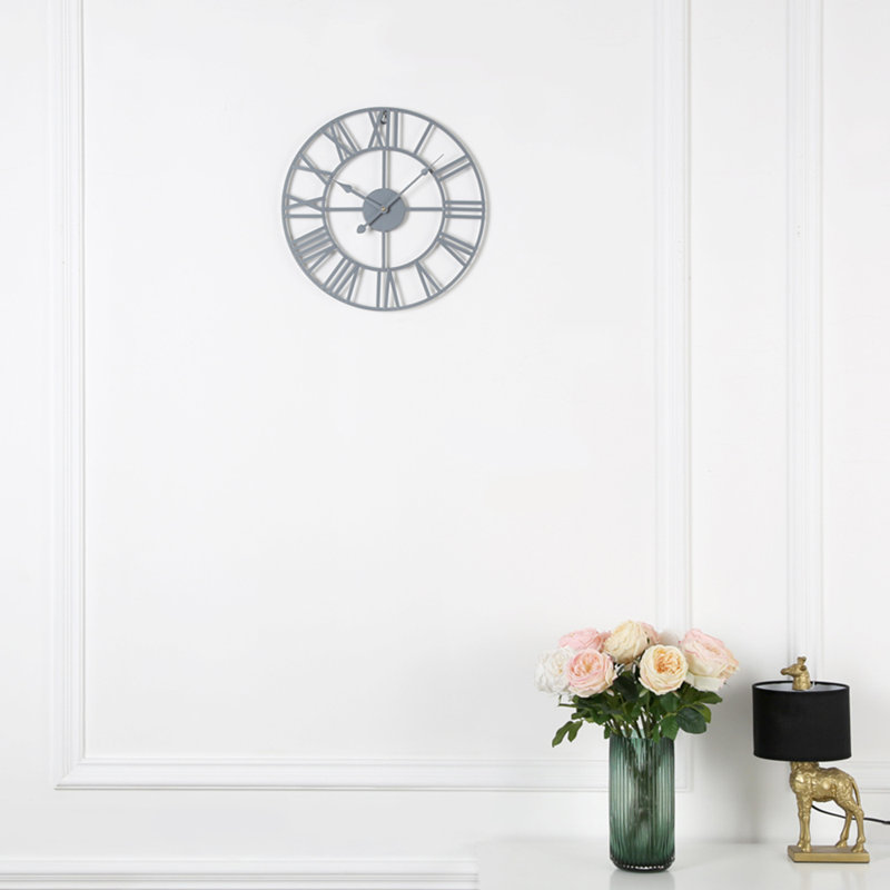 Luyen Metal Wall Clock, 40cm H x 40cm W x 4cm D