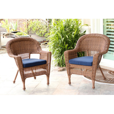 Chaise de patio avec coussins