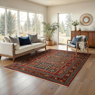 Oaklynn Performance Oriental Indoor Rug