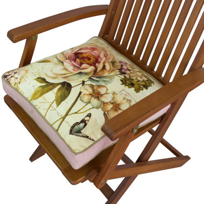 Dodi Cotton Blend Floor Square Indoor/Outdoor Pillow Cover & Insert
