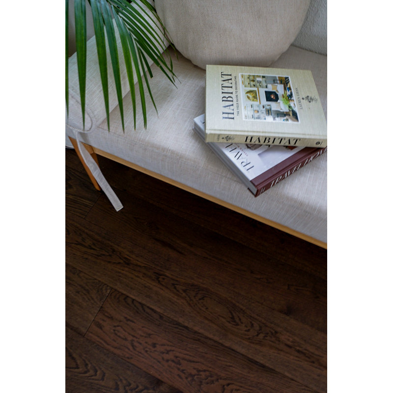 Oak 3/8” Thick x 6.5" Wide x Varying Length Engineered Hardwood Flooring