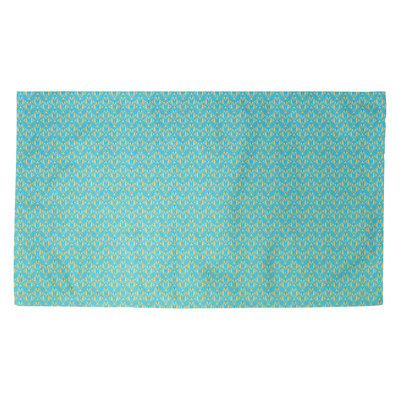 Tapis bleu/jaune Avicia