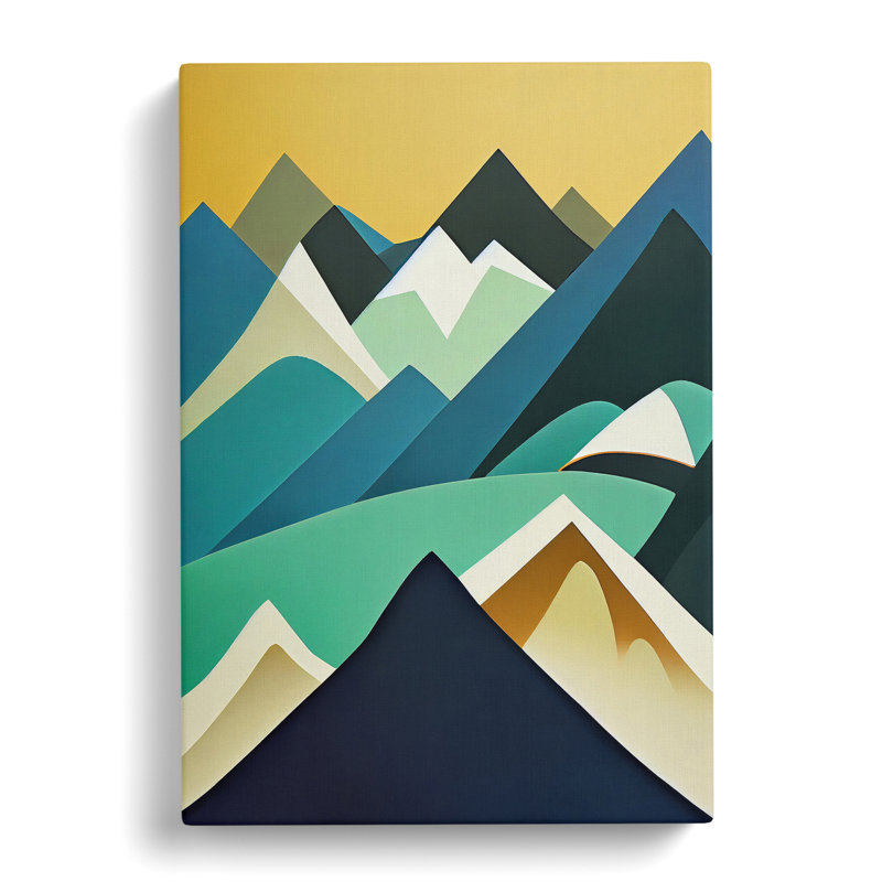 Mountain Abstract Vol.3 - Wrapped Canvas, 60cm H x 40cm W x 3cm D