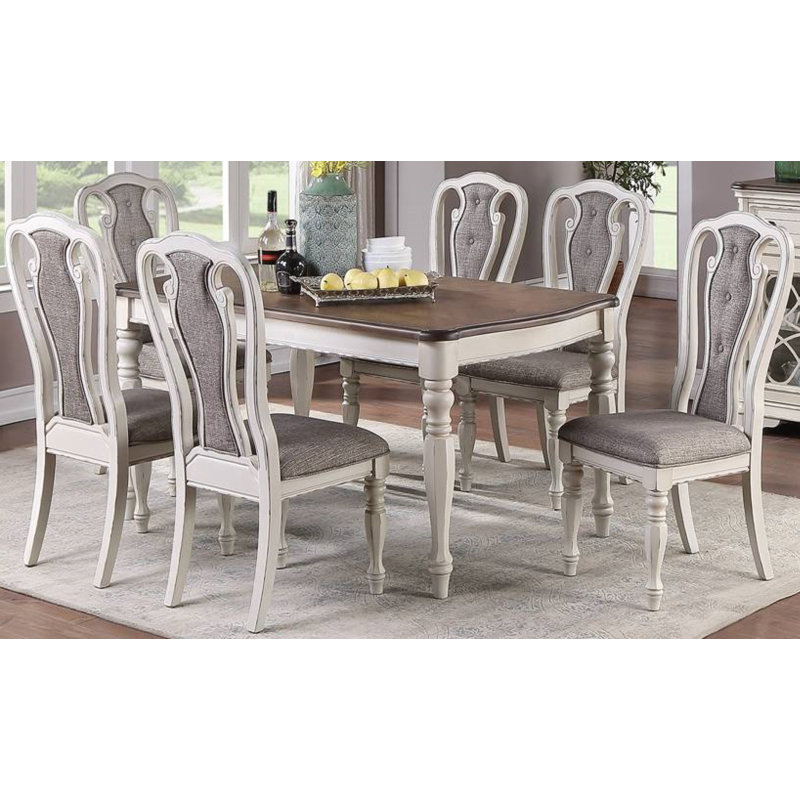 Aishayyi 6 - Person Four Leg Dining Set