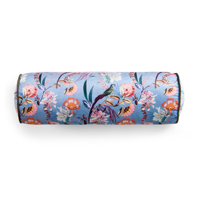 Velvet Bolster Pillow Cover & Insert