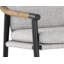 Upholstered Stool with Metal Frame