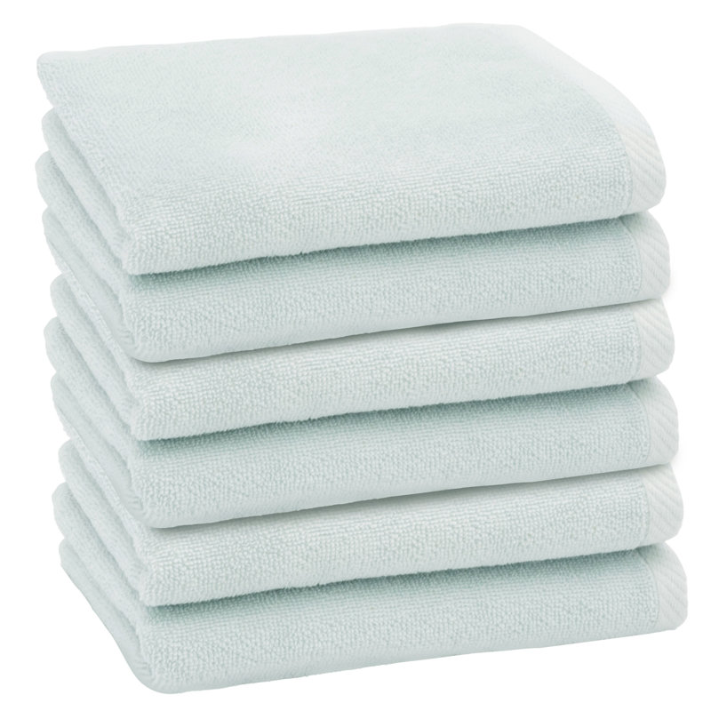  Turkish Cotton Fingertip Towel, Aqua