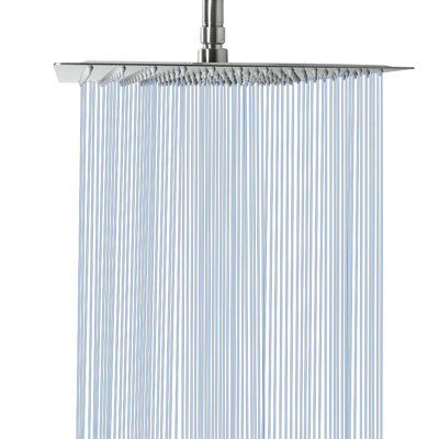 High Flow Stainless Steel Square Rainfall Shower