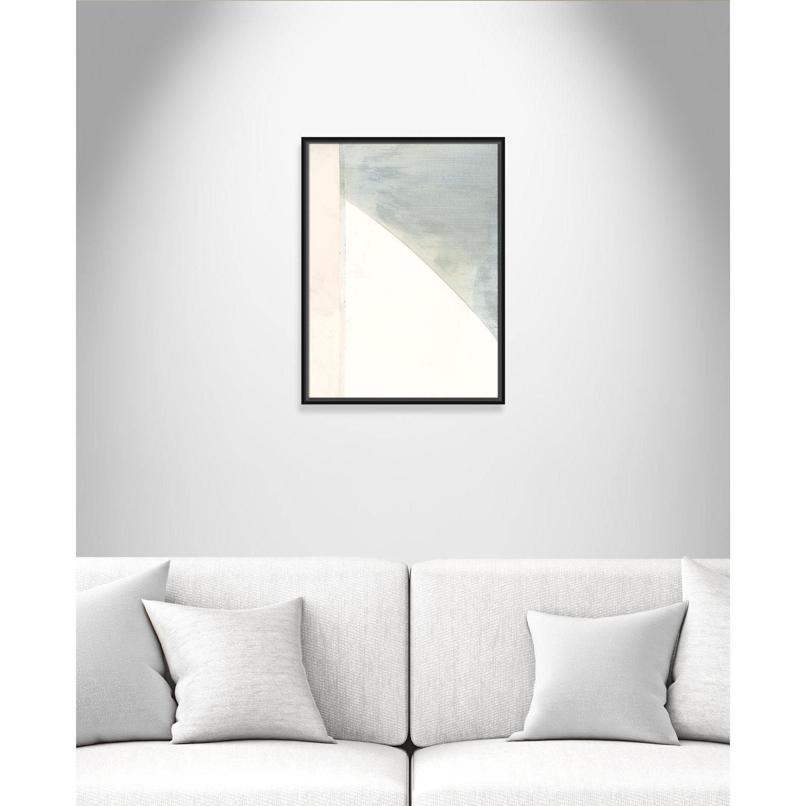 In Neutral I - Painting Print, Black Framed Canvas, 25.5" H x 19.5" W x 2" D