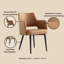 Chaise rembourrée en cuir Tremont-1630156740