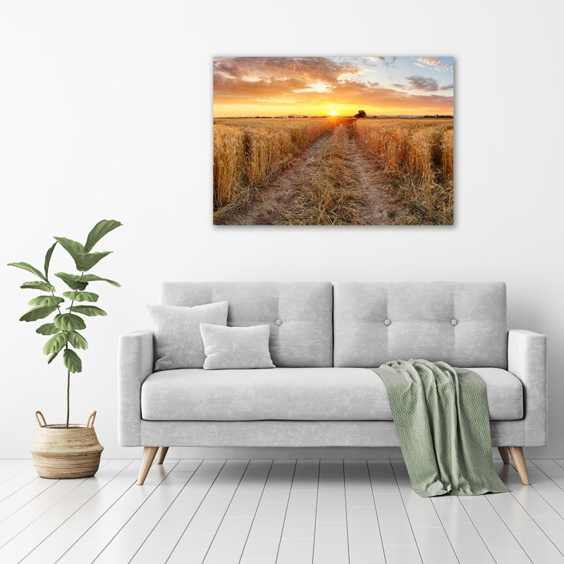 Wheat Field - Wrapped Canvas Print