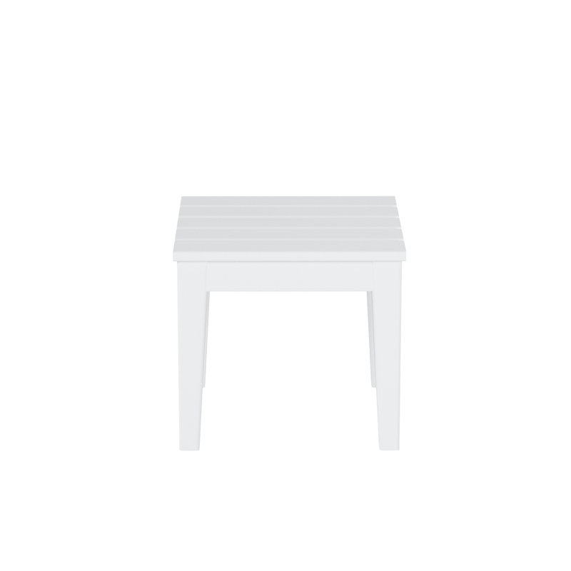 Table d'appoint en plastique Joubert, Blanc
