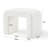Stanwell 2-Pieces Modern Accent Vanity Stool for Bedroom, Makeup Room-1626696853