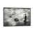 Toile encadrée de bois rustique foncé