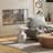 Haynes 16"W Solid Mango Wood Round Boho Accent Table with Sculptural Design-1472184751