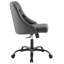 Chaise de bureau en cuir Vegan-1451975606