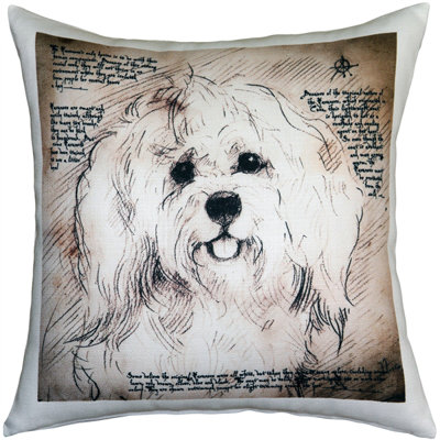 Naples Animal Print Reversible Throw Pillow
