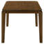 Table de salle à manger rectangulaire en bois foncé
